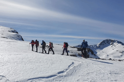 3-day Snow Crossing in Pindos with snow rackets