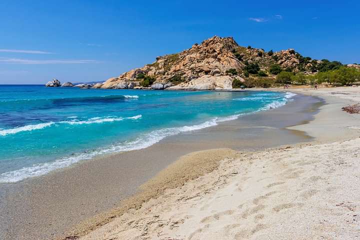 Mikri Vigla beach on Naxos. The last stop on your cruise.