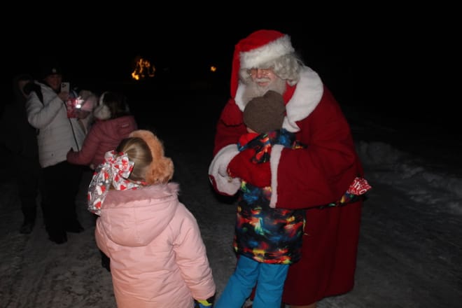 Santa visit in his secret place 2
