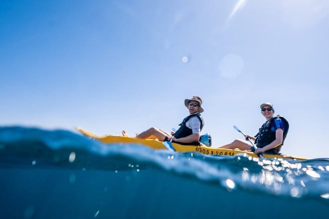 Private Cabo 2 Bays Kayak & Snorkel at Santa Maria & Chileno Bay 3