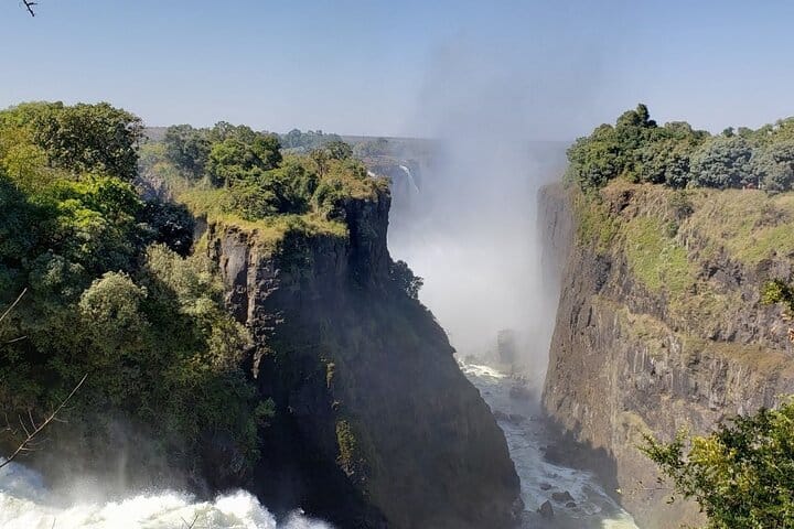 15 minutes scenic helicopter flight above Victoria Falls-Zimbabwe