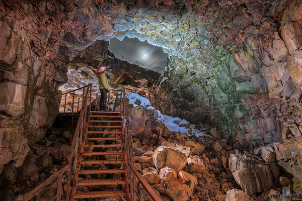 Evening Lava Tunnel Tour