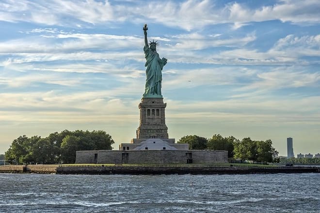 Statue of Liberty Pedestal, Ellis Island &amp; Pre-Ferry Tour