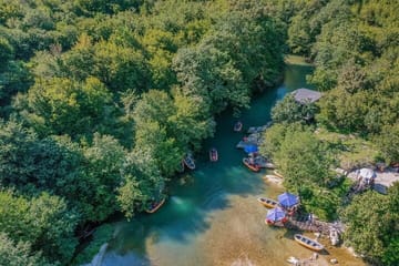 Maritvili Canyon. Prometheus Cave. Okatse Canyon from kutaisi.