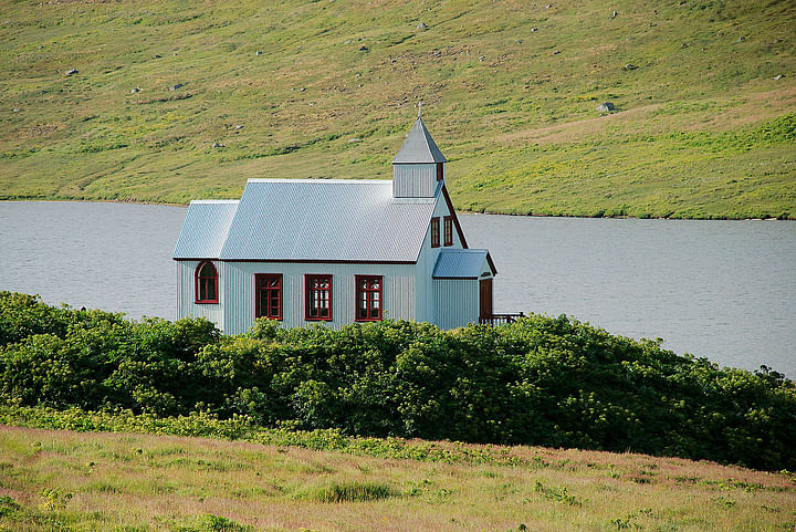 The church in Aðalvík - Hornstrandir