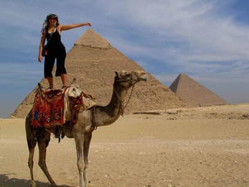 Giza Pyramids and Sphinx Egypt