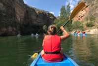 Kayaking in River Duraton Segovia 7