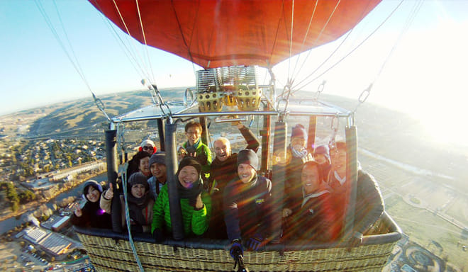Ballon Flight in Madrid
