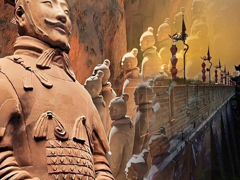 Terracotta Army+Gaint Goose Pagoda+City Wall Bus Tour with Option