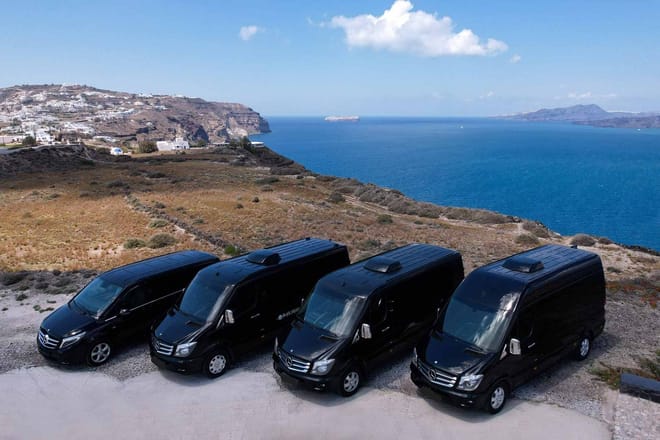 Santorini road tours