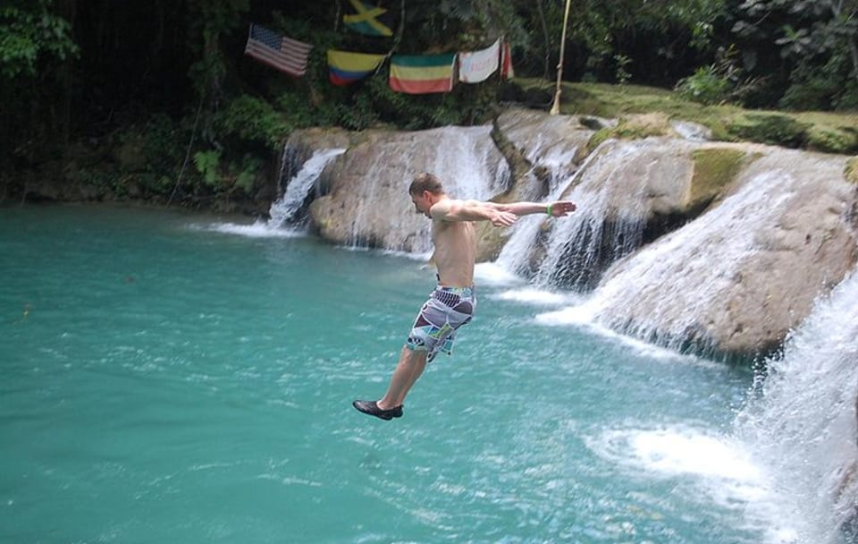 Blue Hole, Secret Falls, and Dunns River Tour from Runaway Bay