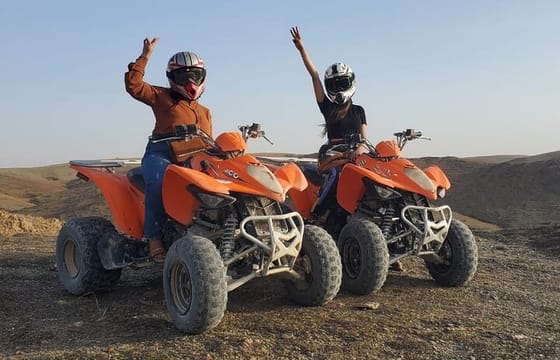 Desert Quad Bike Tour with Tea and Dinner From Marrakech