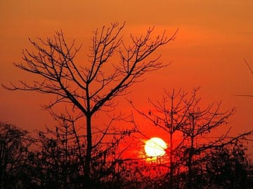 Sunset from Chitwan