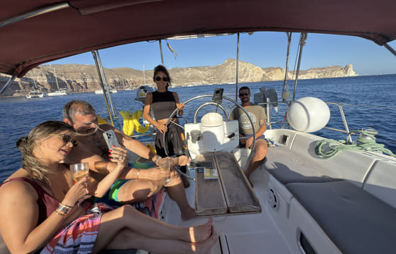 Private Santorini Sunset Sailing Cruise