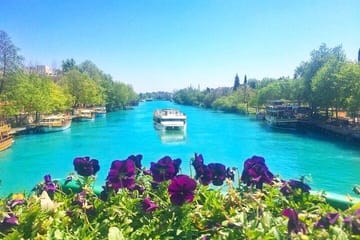 Manavgat Boat Tour with Waterfall and Grand Bazaar from Belek