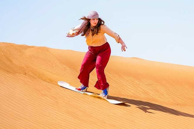 Dubai: Buggy Dune Bashing, Sand Boarding, Camel Ride & Show 2