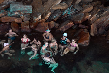 Thermal Springs and Village Exploration in Ikaria, Greece