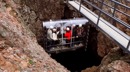 Private Inside the Volcano Experience with Sky Lagoon Retreat