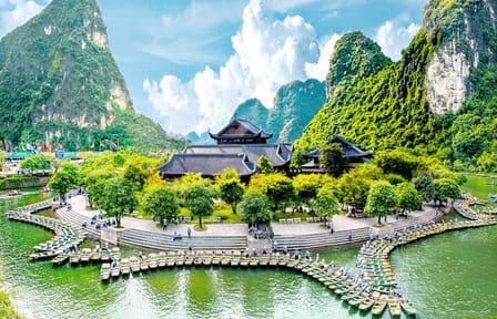 Bich Dong Trang An Private Day Tour Visit Local Family & Boating
