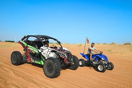 Dubai Desert Safari: ATV & Buggy Adventure, Camel Ride, BBQ Dinner