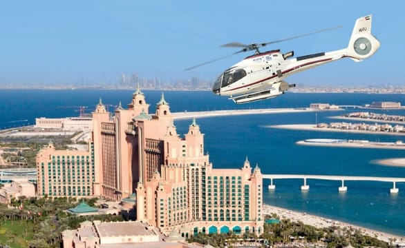 Palm  Dubai  Helicopter Ride - 17 Mins Experience tickets