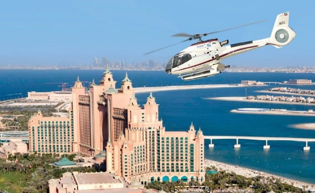 Palm  Dubai  Helicopter Ride - 17 Mins Experience tickets