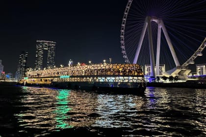 Dubai Lotus Mega Yacht Dinner Cruise Tickets