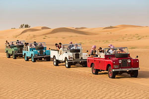 Heritage Desert Safari in Dubai with Vintage Range Rovers