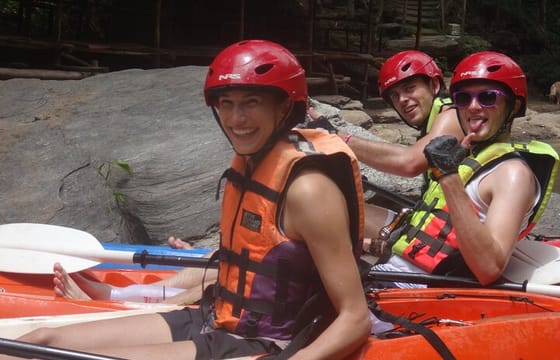 From Chiang Mai Jungle White Water Kayaking @ Mae Wang River