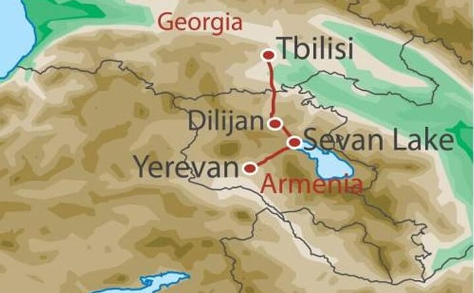 Private Guided Driving Tour from Yerevan to Tbilisi