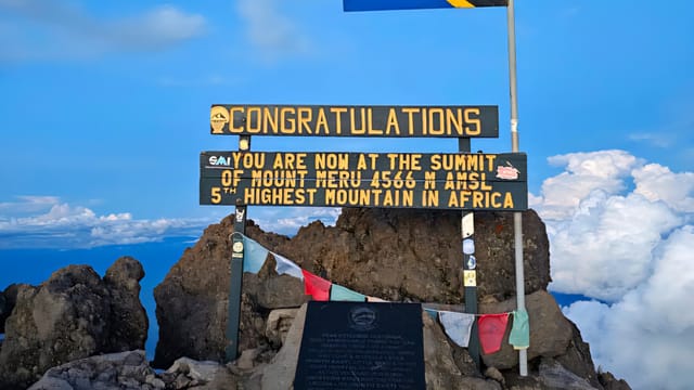 Mount Meru 3-Day Private Luxury Trek | Arusha National Park, Tanzania 