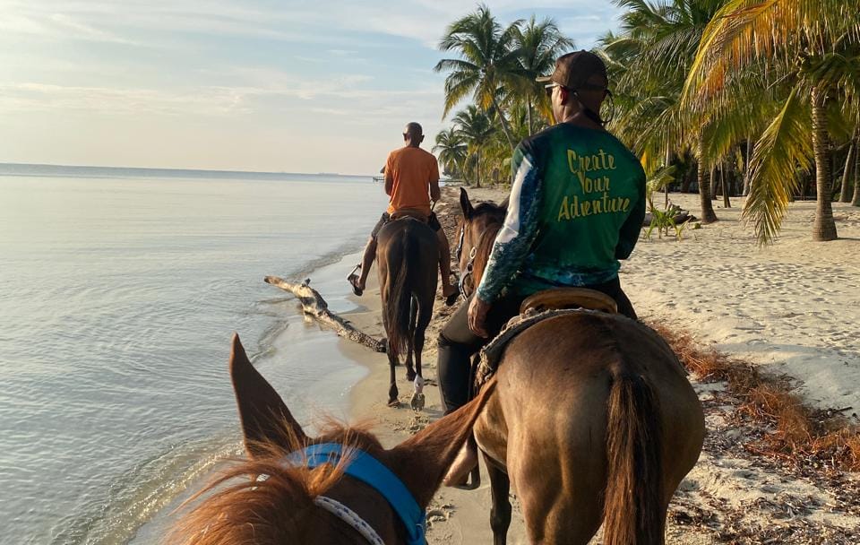 Horseback Riding Tour Along Belize's Placencia Coastline