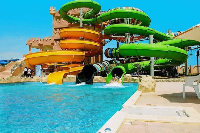 Makadi water world aqua park from hurghada makadi safaga El gouna