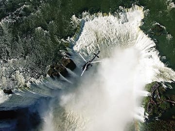 Iguazu Falls Helicopter Tour with Optional Hotel Transfers