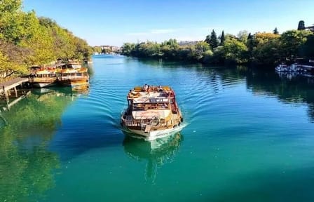 Manavgat Boat, Bazaar & Waterfall Tour with Transfer from Alanya