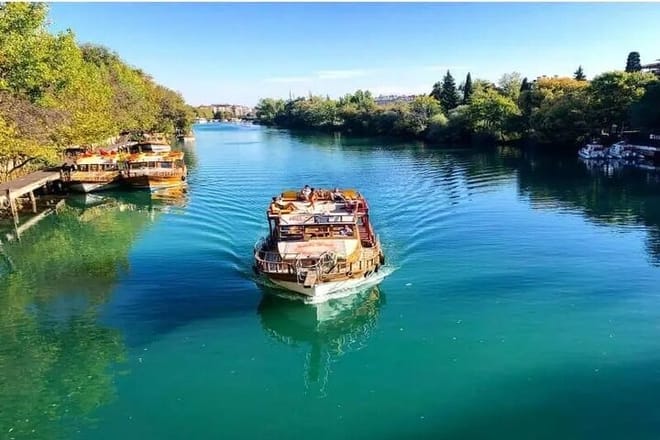 Manavgat Boat, Bazaar & Waterfall Tour with Transfer from Alanya 2