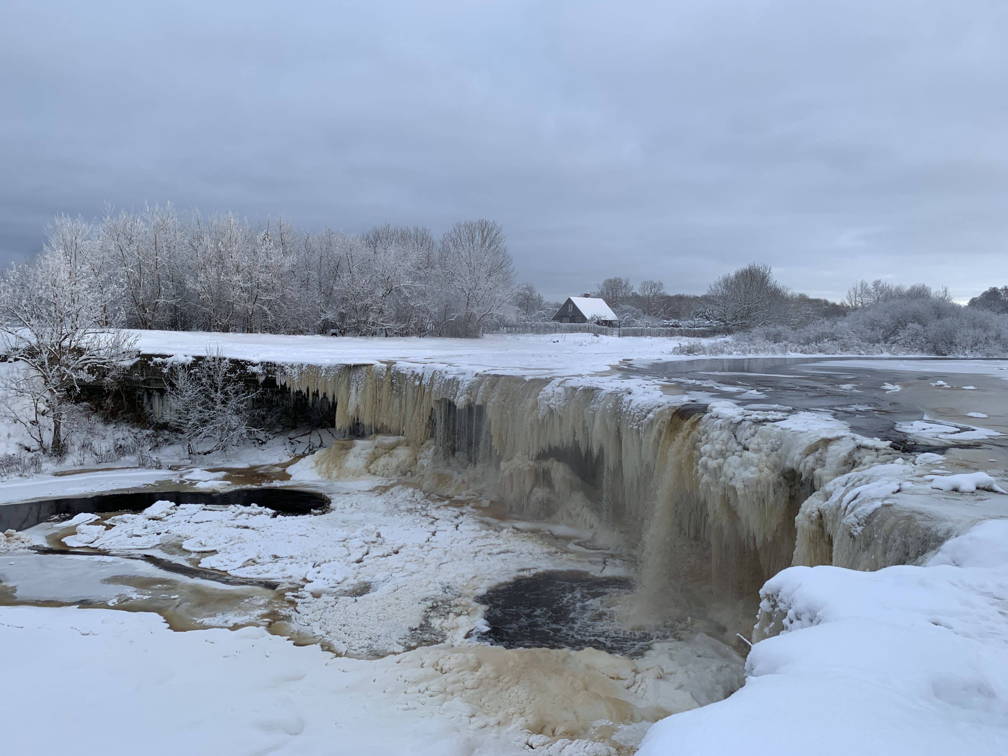 Frozen Jägala waterfall