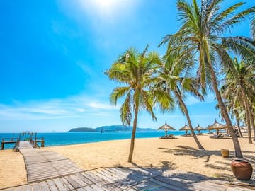 The breathtaking scenery of Nha Trang's coastline.