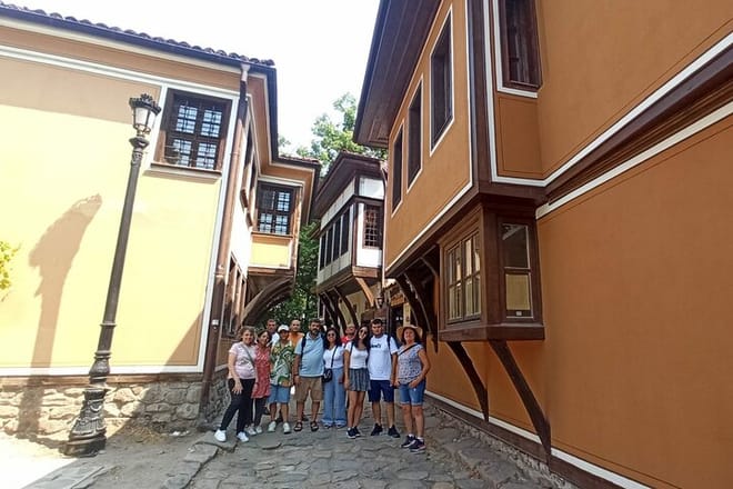 The old town in Plovdiv