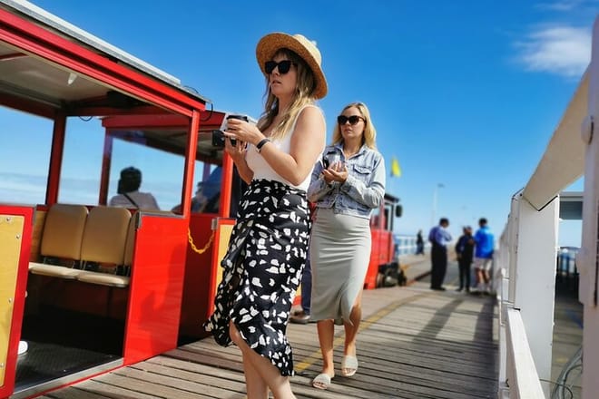 Take the train ride over Busselton Jetty