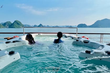 IRIS CRUISE – 5 Star Day Cruise – Halong Bay 1 Day – JACUZZI POOL