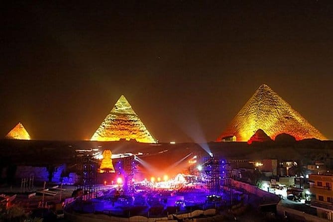 Cairo: Sound and Light Show at Giza Pyramids: A Night of Ancient Spectacle With Dinner