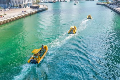 Abu Dhabi: Your Yellow Boat Coastline Tour