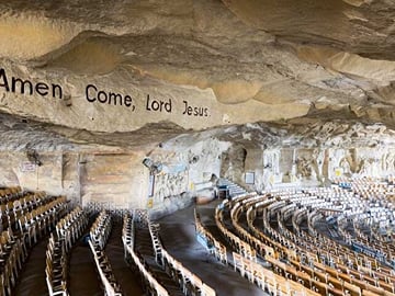 Visit the Cave Church of Saint Simon & Garbage City