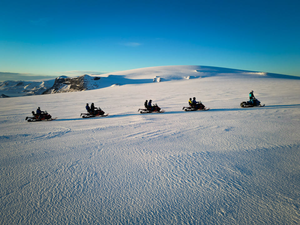 Snowmobile on Langjökull Glacier - With Pickup — Simply Iceland