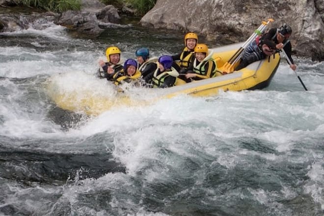 Transfer to Kuma River, Hitoyoshi from Fukuoka with Minibus:7m