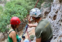 Rock Climbing with a Guide in Chania Therisos Gorge 4