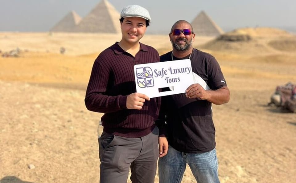 Giza Pyramids Layover Tour with Camel Ride and Lunch