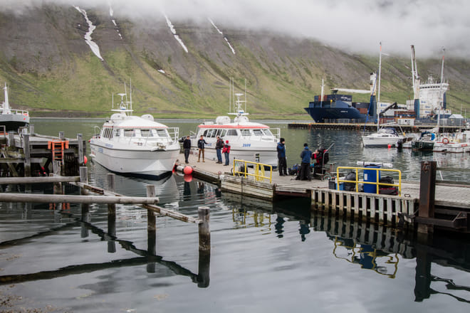 Boat ride from Hornvík