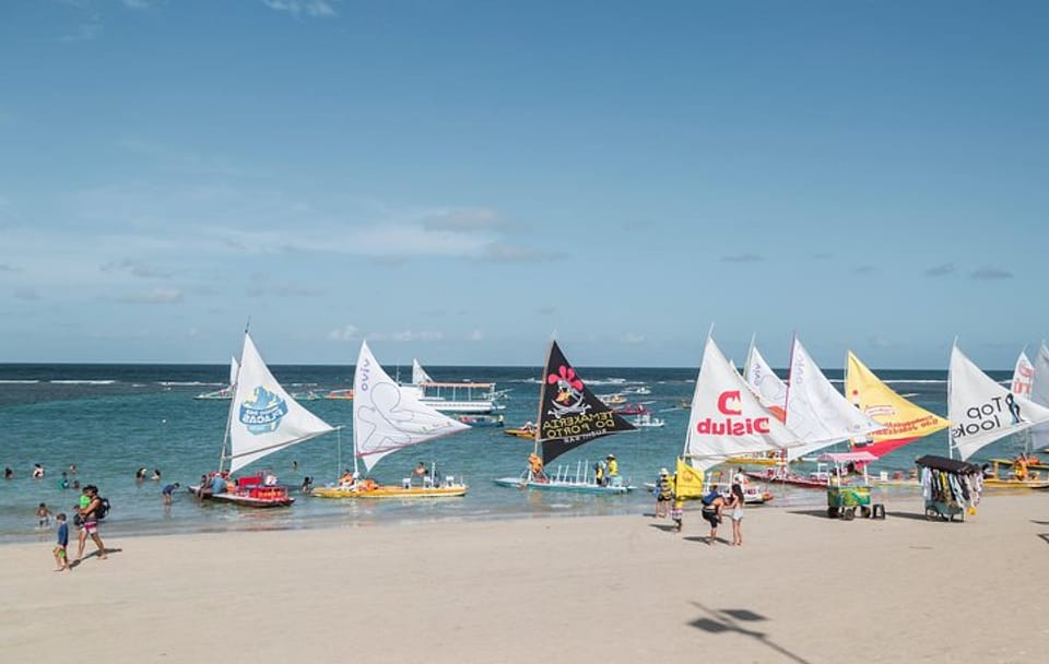 Day Trip to Porto de Galinhas Beach from Ipojuca and Recife